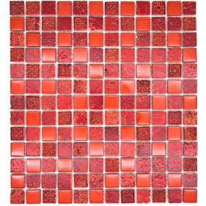 Röd Kristall Resin Mosaik | Ekosten.se