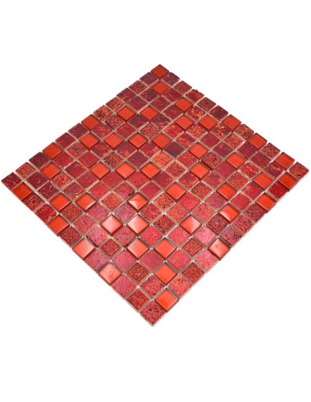 Röd Kristall Resin Mosaik | Ekosten.se
