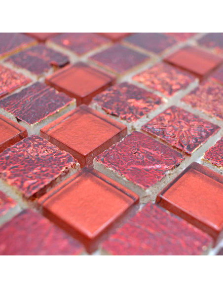 Röd Kristall Resin Mosaik | Ekosten.se