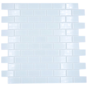 Brickmosaik Kristall Vit Subway | Ekosten.se