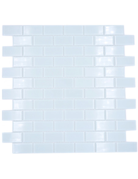 Brickmosaik Kristall Vit Subway | Ekosten.se