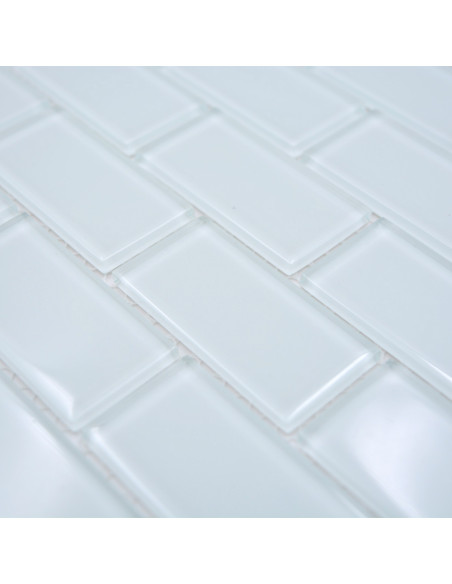 Brickmosaik Kristall Vit Subway | Ekosten.se