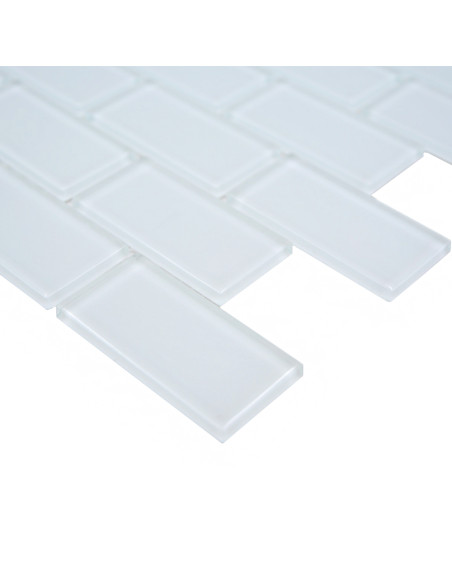 Brickmosaik Kristall Vit Subway | Ekosten.se