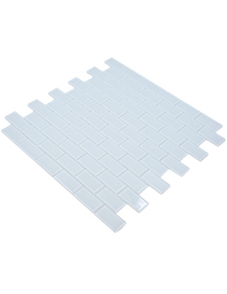 Brickmosaik Kristall Vit Subway | Ekosten.se
