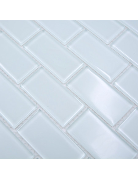 Brickmosaik Kristall Vit Subway | Ekosten.se