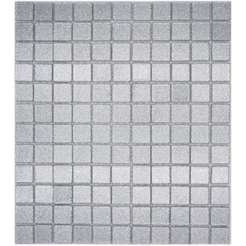Glitter Silver Kristallmosaik | Ekosten.se