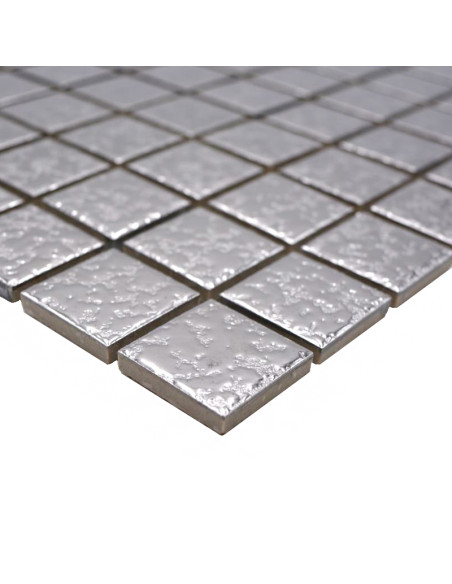 Silver Keramikmosaik Struktur | Ekosten.se