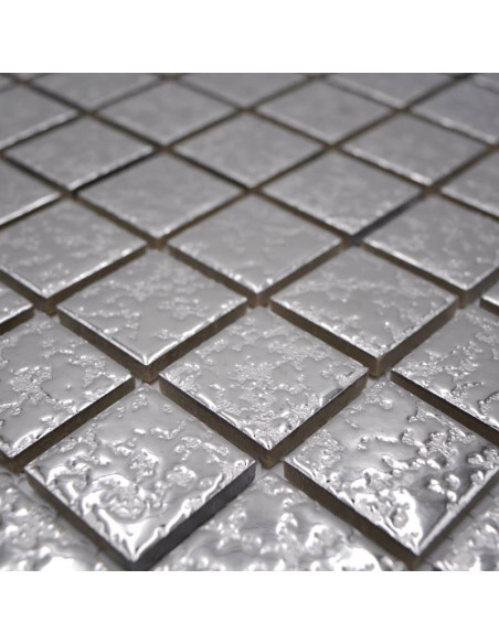 Silver Keramikmosaik Struktur | Ekosten.se