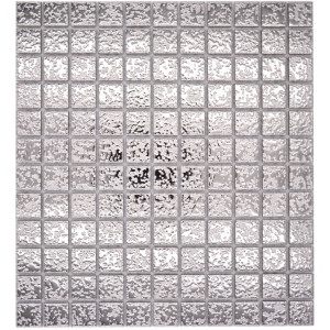 Silver Keramikmosaik Struktur | Ekosten.se
