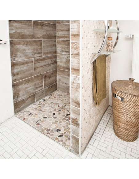 Oregelbunden Naturstenmosaik Multicolor | Ekosten.se