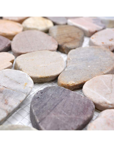 Oregelbunden Naturstenmosaik Mix | Ekosten.se