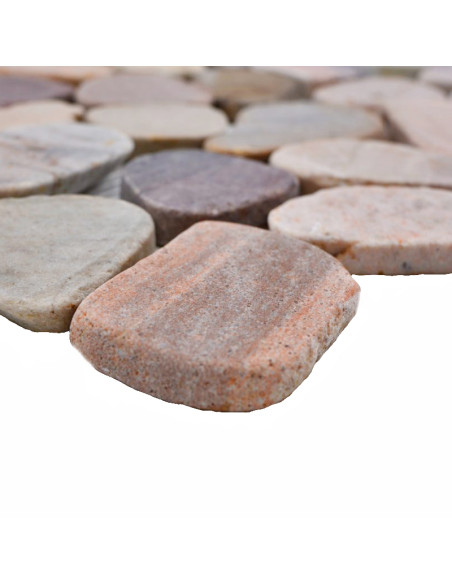 Oregelbunden Naturstenmosaik Mix | Ekosten.se