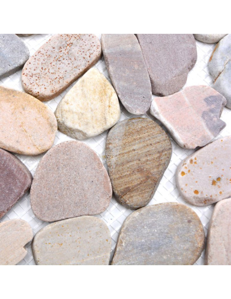 Oregelbunden Naturstenmosaik Mix | Ekosten.se