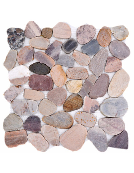 Oregelbunden Naturstenmosaik Mix | Ekosten.se