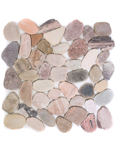 Oregelbunden Naturstenmosaik Mix | Ekosten.se