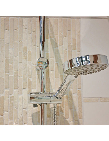 Beige Marmor Stavmosaik | Ekosten.se