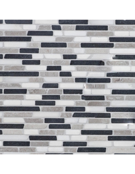 Marmor Stavmosaik Svart Vit Beige | Ekosten.se