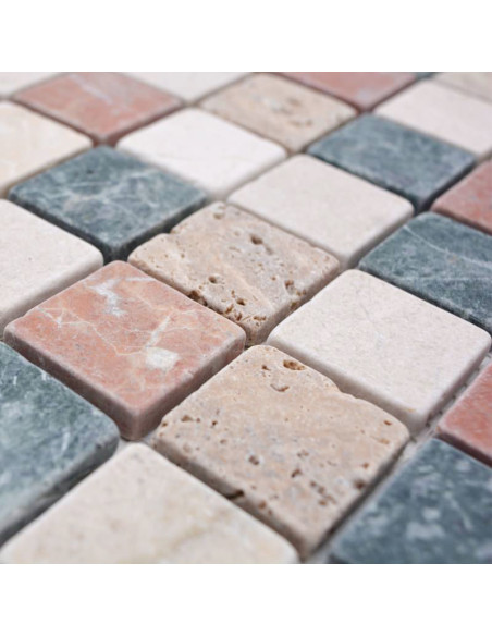 Natursten Marmor Mosaik Random | Ekosten.se