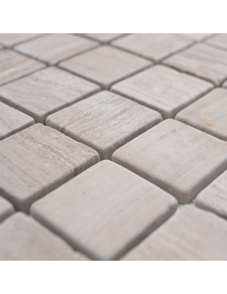 Marmor Mosaik Grey Stripes | Ekosten.se