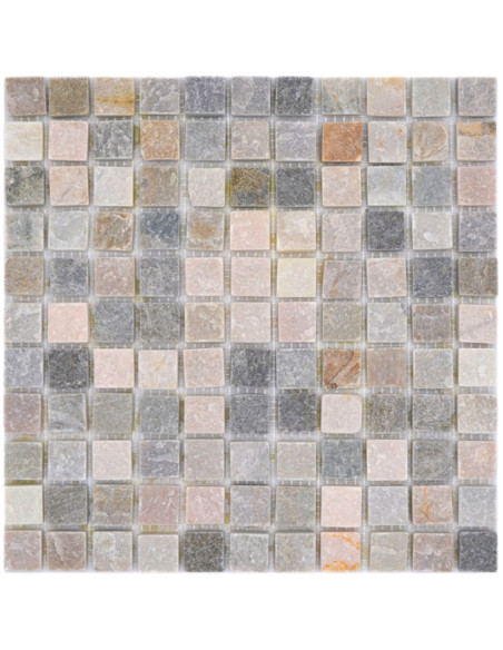 Natursten Mosaik Beige Grå Kvartsit | Ekosten.se