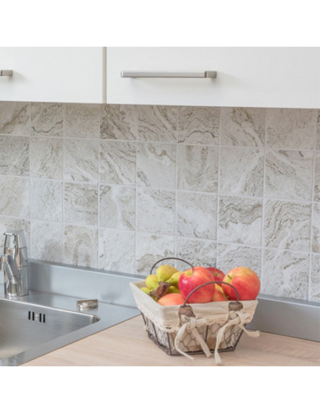 Ljusgrå Marmor Klinker Mosaik | Ekosten.se
