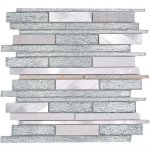Stavmosaik Kristall Metall Silver | Ekosten.se