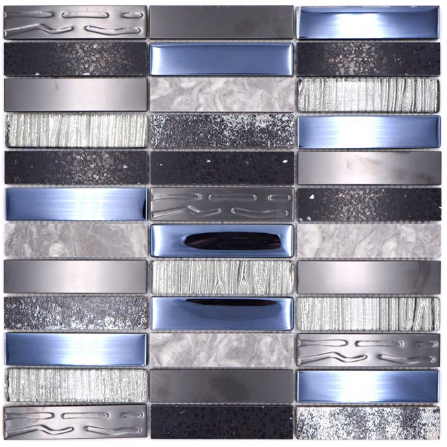 Stavmosaik Svart Silver | Ekosten.se