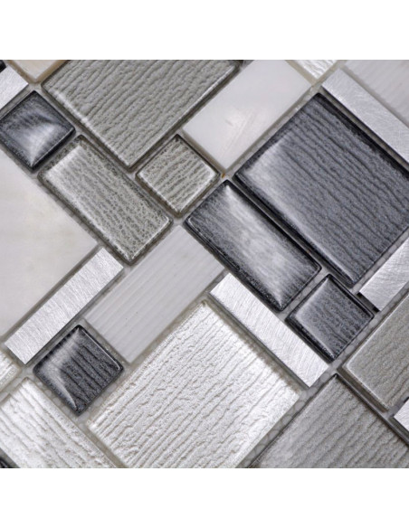 Metall Kristall Natursten Mosaik | Ekosten.se