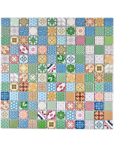 Marockansk Retro Keramik Mosaik | Ekosten.se