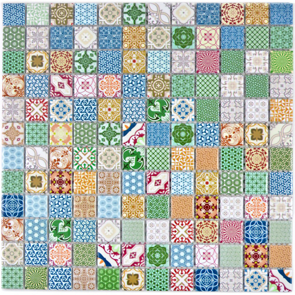 Marockansk Retro Keramik Mosaik | Ekosten.se