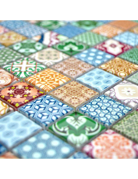 Marockansk Retro Keramik Mosaik | Ekosten.se