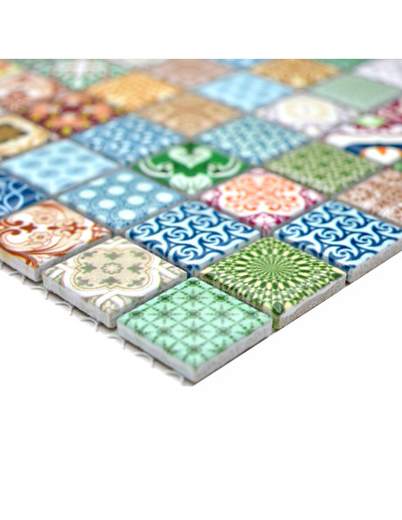 Marockansk Retro Keramik Mosaik | Ekosten.se
