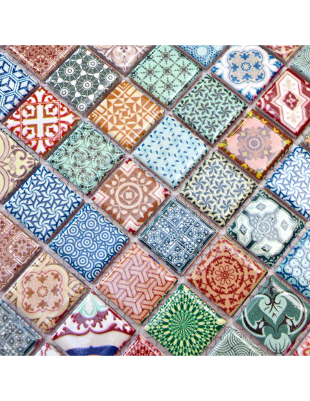 Marockansk Retro Keramik Mosaik | Ekosten.se
