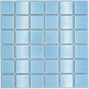 Retro Mosaik Mönstrad Turkos | Ekosten.se