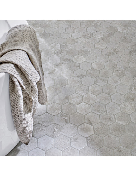 Hexagon Klinker Mosaik Betong Mix | Ekosten.se