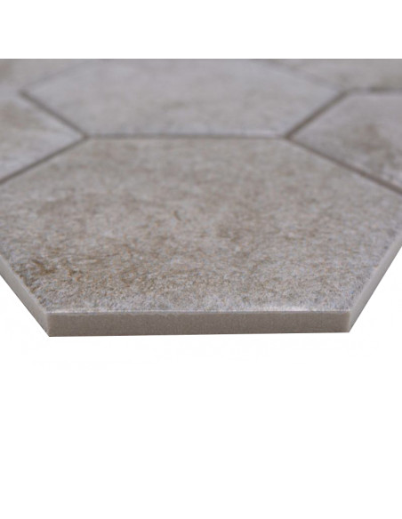 Hexagon Klinker Mosaik Betong | Ekosten.se