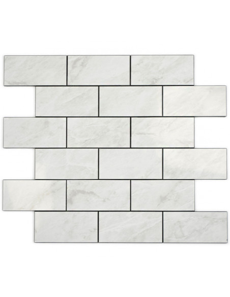 Mosaik Självhäftande Carrara Subway | Ekosten.se