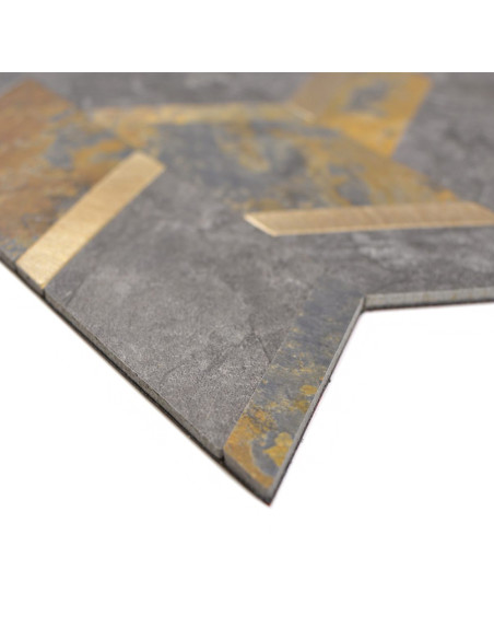 Självhäftande Vinylmosaik Skiffer Guld | Ekosten.se