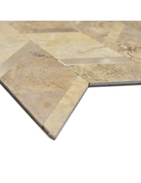 Självhäftande Vinylmosaik Beige Kalksten | Ekosten.se
