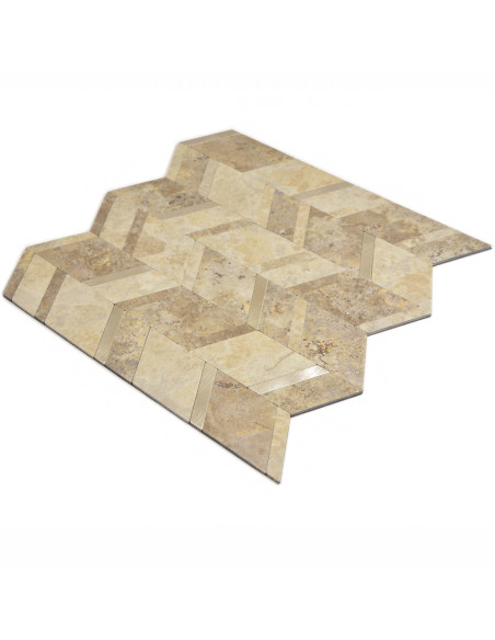 Självhäftande Vinylmosaik Beige Kalksten | Ekosten.se