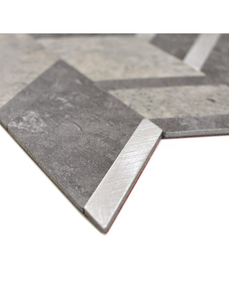 Självhäftande Vinylmosaik Cement Grå | Ekosten.se