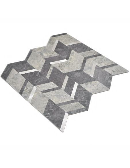 Självhäftande Vinylmosaik Cement Grå | Ekosten.se