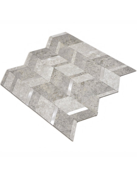 Självhäftande Vinylmosaik Cement Ljusgrå | Ekosten.se