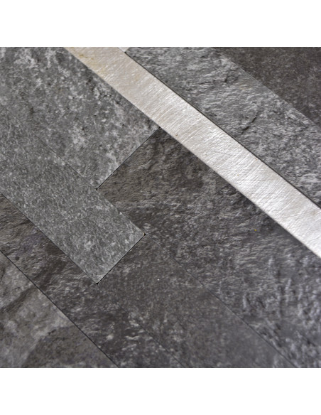 Mosaik Självhäftande Vinyl Svart Silver | Ekosten.se