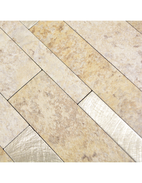 Mosaik Självhäftande Vinyl Kalksten Beige | Ekosten.se