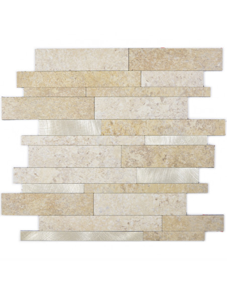 Mosaik Självhäftande Vinyl Kalksten Beige | Ekosten.se