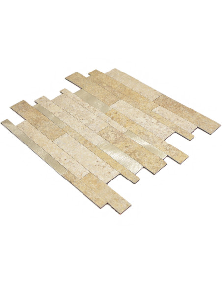 Mosaik Självhäftande Vinyl Kalksten Beige | Ekosten.se