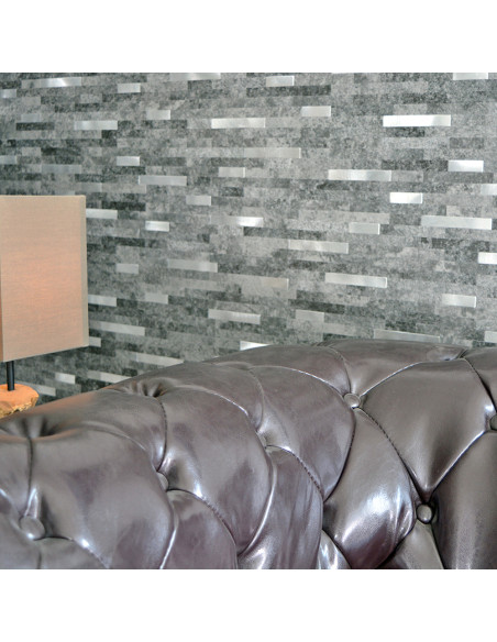 Vinylmosaik Självhäftande Cement Grå | Ekosten.se