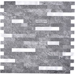 Vinylmosaik Självhäftande Cement Grå | Ekosten.se