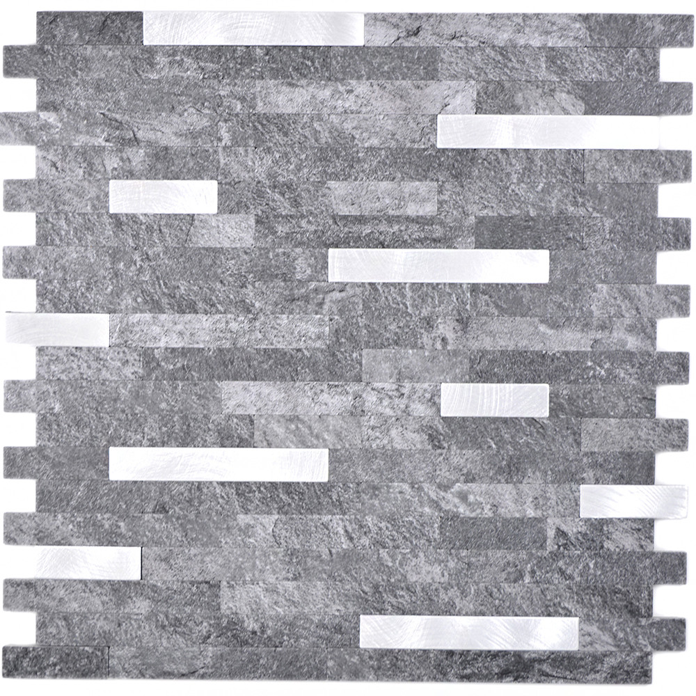 Vinylmosaik Självhäftande Cement Grå | Ekosten.se